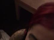 Tatted up Katrina sucks me off good