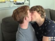 Smooth twink buds swap video games for barebacking