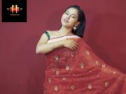 Tina Nandi, Saree Model Stripping Fully Naked