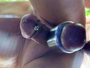 Bareback fucked till my cock is dripping cum