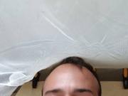 Paja acostado comiendo mi semen 11-08-21 dia-mes-ano