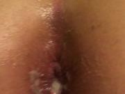 Ass creampie
