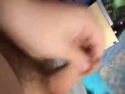 Cute small soft uncut willy played with