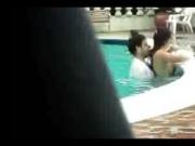 Caught sex in swimming pool