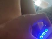 Wife masturbating with vibrator