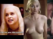 Emilia Clarke Nude Tits-Khaleesi Fucked-Game of Thrones