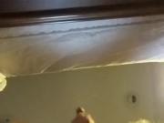 hairy daddy cum with sperm falling down
