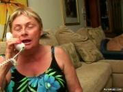 Granny Blowjob and Facial