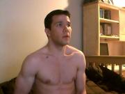 hot muscular boy jacks off