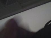 Masterbating with huge cock