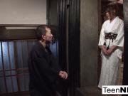 Cute Asian babe gets caught masturbating