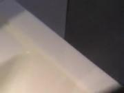 Cumming on black sandals