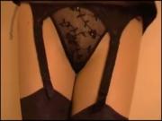 exibindo a lingerie