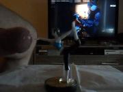 Wii-fit trainer figurine cumshot
