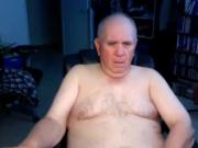 grandpa show his body on cam