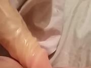 Big dildo fuck part 2