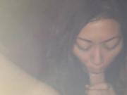 Asain blowjob and ball licking