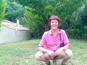 dans le jardin