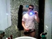 Str8 guy jerking off