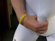 Jerking in cycling shortsAbspritzen in Radhose mit Jockstrap