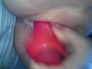 Toying Cum Filled Pussy