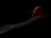 Black stocking footjob in the car from mature friend