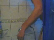 homemade stolen video shower man