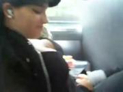 huge bouncing tits on bus, filmed by laughing gf