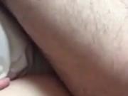 Belly down cumshot on ass panties -Snapchat: RosiexRoses