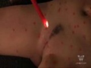 Hot Wax and a Hook up her Ass