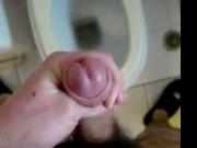 18 year old boy quick wank in bathroom