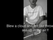 blowing huge cloud