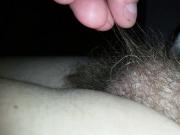 nice shiny soft chubby hairy pussy out of the shower