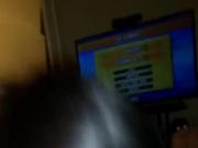 Rican babe sucks and fucks BBC