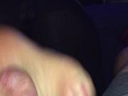 Footjob from the main one