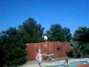 topless roof jump