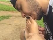 Perfect Brazil foot worship