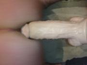 dildo ride doggy style 1