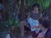 Jeanna Fine strips to Sheer light beige Pantyhose !