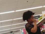 Walgreens Creep Shots MEGA ass ebony booty revisted part 1