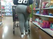 Thick Bitch in Grey Leggings Christmas Shopping