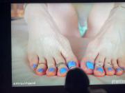 Fendi Feet Cum Tribute 1