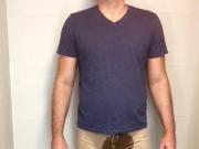 Pissed my tight shorts