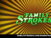 FamilyStrokes - Big Tits Redhead Fucked By Stepbrother