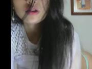 Hot webcam girl gets sensual
