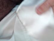 White satin blouse very soft on my sex thank you my neighbor