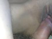 Amateur cock hairy & pussy