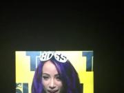 Bustin a nut on Sasha Banks cum tribute