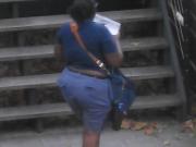 Crazy Phat Ass Mailwoman with Little Peek