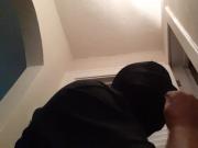 Fag wanking my cock